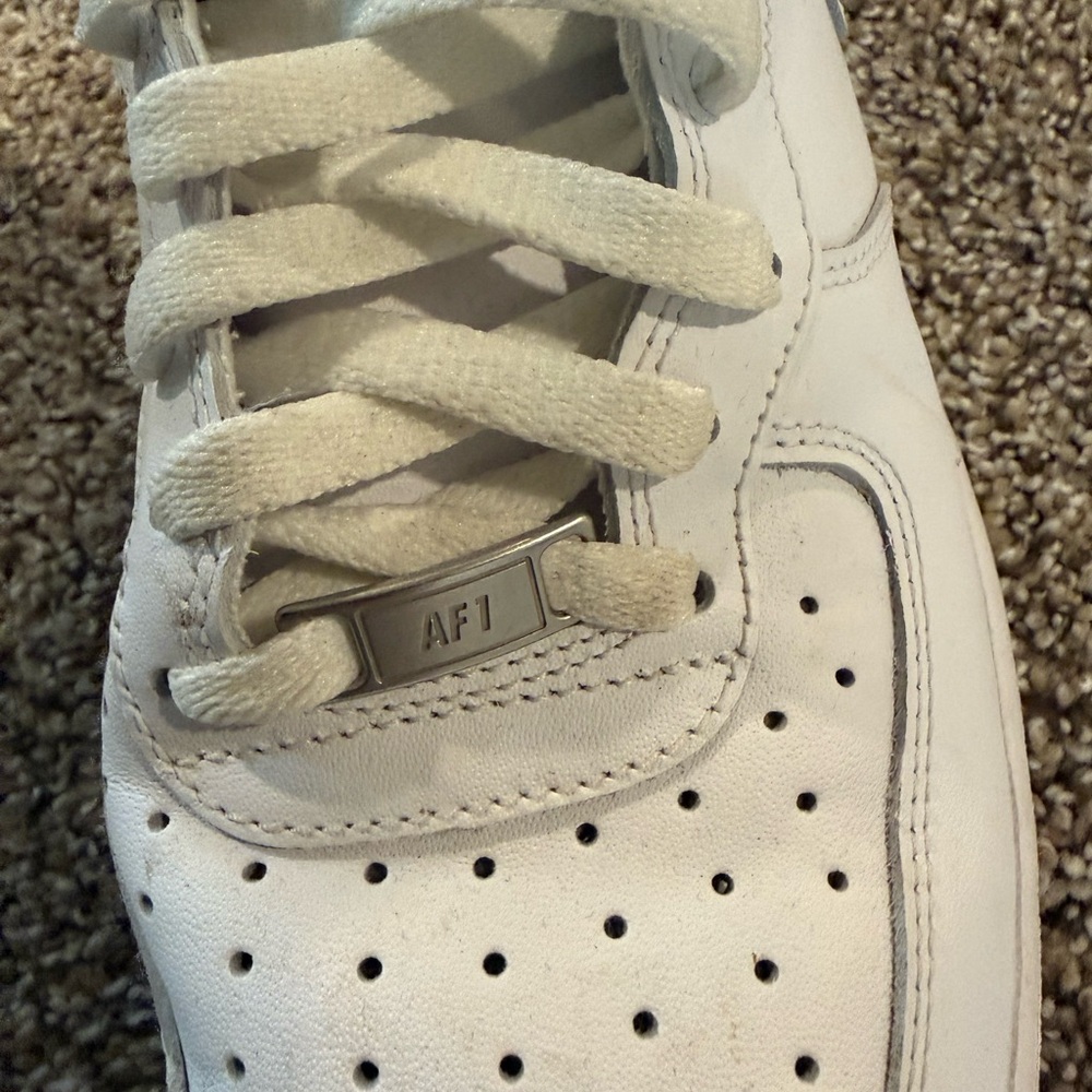 Men’s NIKE Air Force 1 mid White size 11.5 - Picture 3 of 5